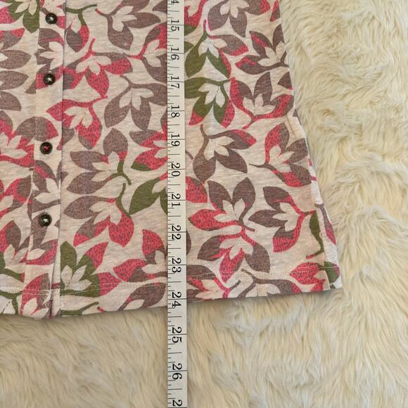 White Stuff Floral Linen Button Down Shirt 2 NWOT - Picture 7 of 10